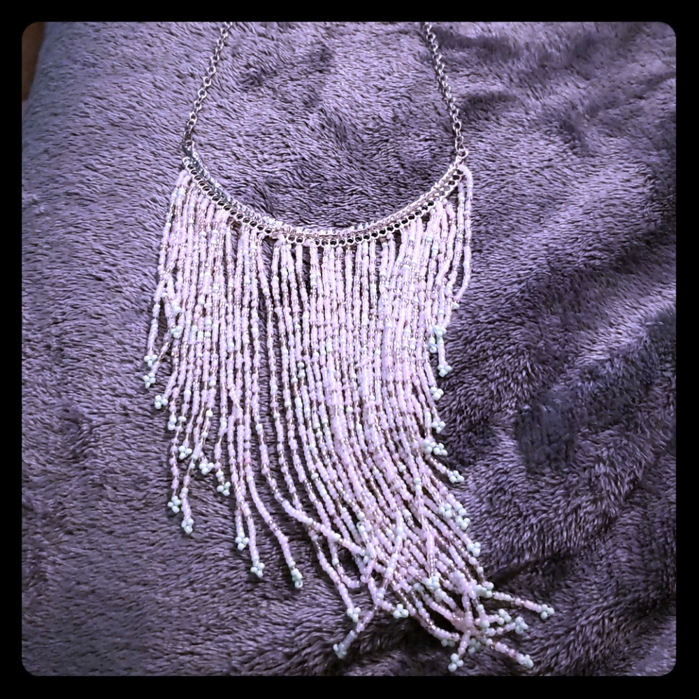 Beautiful beaded Necktie Necklace